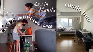 Condo Tour + cleaning the condo | vlog