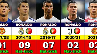 Cristiano Ronaldo's All Hat-tricks By Every Season.