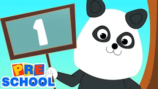 Learn To Count with Animals | Counting Numbers For Children | 123 Numbers Song | Kids Songs