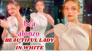 WOW BEAUTIFUL in WHITE!! BEA ALONZO APAKAGANDANG DILAG sa suot Nyang WHITE DRESS/Parang BRIDE na Sya