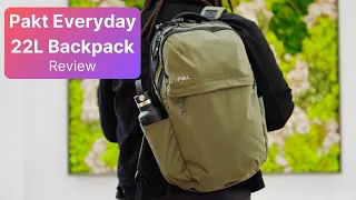 Pakt Everyday 22L Backpack Review | Refined And Classic!