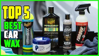 TOP 5: Best Car Wax 2023 | Car Wax for Black and White Cars