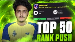 2000 RANKPUSH LET'S GO WORLD RANK 50 WITH 424🛑EFOOTBALL MOBILE LIVE #efootball