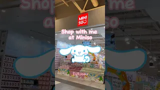 Shop Sanrio with me at Miniso 🌸🩷 #sanrio #cinnamoroll #shopwithme #shorts