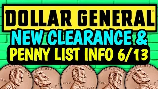 🤯NEW CLEARANCE & PENNY LIST INFO!🤑6/13/21⚠️DOLLAR GENERAL PENNY LIST🤯PENNY SHOPPING🤑