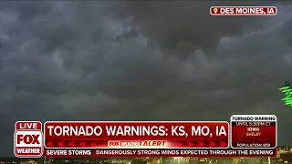 Angry Sky: Storm Clouds Move Quickly in Des Moines, Iowa