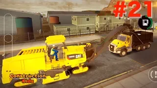 Cold Planer and Asphalt Paver | Construction Gameplay Video for Kids