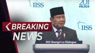 BREAKING NEWS - Pidato Prabowo dalam Forum Dialog The 20th Asian Summit IISS Shangri-La 2023