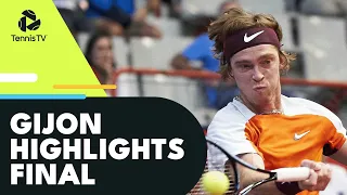 Andrey Rublev vs Sebastian Korda For The Title | Gijon 2022 Final Highlights