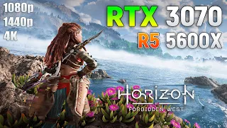 Horizon Forbidden West : RTX 3070 + Ryzen 5600X | 1080p | 1440p | 4K