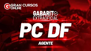 Concurso PCDF Agente - Gabarito Extraoficial