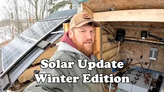 3 Years Living Off Grid: Winter Solar Power Update