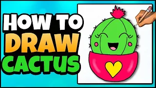 How to Draw a Cactus | Cinco de Mayo | Art for Kids