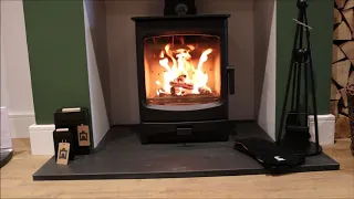 How to light your wood burning stove featuring the Charnwood Aire