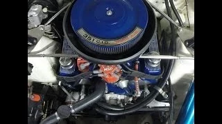 Ford 351 Cleveland @ 7000 RPM. Naturally aspirated exhaust Howl.