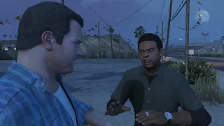 The Protagonists Knocks Out Lamar Davis (GTA V)