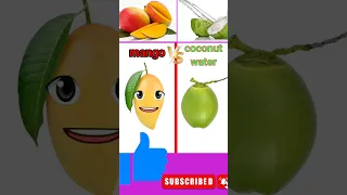 mango v/s coconut water || #shorts || #youtubeshorts #comparison