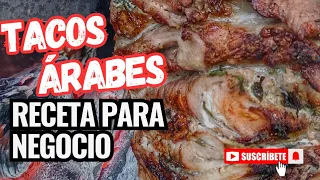 tacos árabes receta para negocio