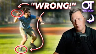 The RIGHT Way to Throw Distance Forehands [ROASTING My Form] | Feat. @OverthrowDiscGolf