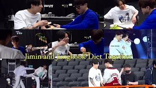 Jungkook really Loves and Cares for Jimin when They Eat Together // #jikook #jimin #jungkook