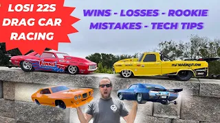 Losi 22s drag car // Just starting out? I lost BAD and learned a lot!
