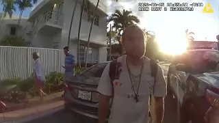 Bodycam video shows arrest of man accused of pointing gun at Miami Beach commissioner, other crimes