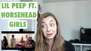 FIRST TIME REACTING TO LIL PEEP FT. HORSEHEAD - GIRLS