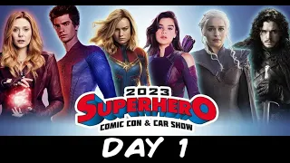 Emilia Clarke and Kit Harington at Superhero Comic Con Day 1!