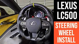 How To Install An Aftermarket Steering Wheel on A Lexus LC500