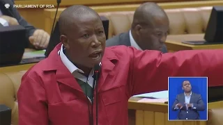 Malema interrupts Zuma's Q&A session