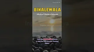 Binalewala - Michael Dutchi Libranda | Short Karaoke