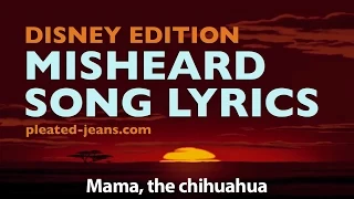 Misheard Song Lyrics: Disney Edition