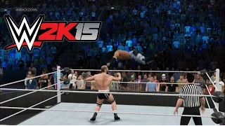 WWE 2K15 - Antonio Cesaro vs. Xavier Woods: Smackdown | PS4 Gameplay