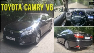 Toyota Camry V6 имитируем трассу - движение с комментариями