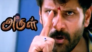 Arul | Arul Tamil Movie Scenes | Vikram hits Pasupathy's man | Vikram Mass scene | Arul fight scenes