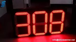 Tri Color Three Digits LED  Countdown Timer