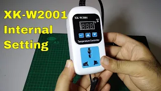 How to set XK-W2001 thermostat temperature controller