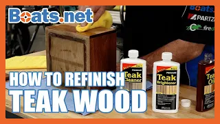 Teak Wood Care Kit | How to Restore Teak Wood | How to Clean Teak Wood | Boats.net