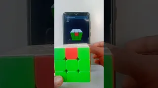 last step solve from Rubik's cube in 3/3 mobile phone solve content 10