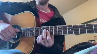 Open D 101 harmonizing chords from the open position ‘shape’ — major scale up the neck