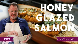 HONEY GLAZED SALMON RECIPE | KNOB BY THE HOB | STEVEN DAVIES | #recipe #howto #cooking #vlog #salmon