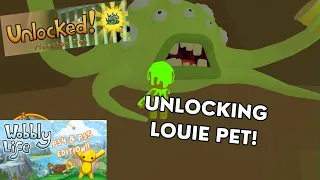 MONSTER PET! UNLOCKING THE LOUIE PET! - WOBBLY LIFE FOR PLAYSTATION!! PS4/PS5 EDITION!