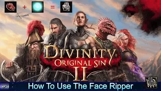 How To Use the Face Ripper + A Better Alternative | Divinity Original SIn 2 w/ CDeltaT