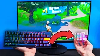 Every Death i SWITCH to a SMALLER Keyboard in Fortnite