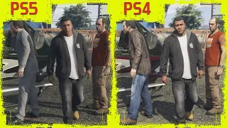 GTA V PS4 Pro vs PS5 Early Graphics Comparison