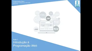 ProgWebI - Aula 1 - Parte 1 - Caracterização e Versões