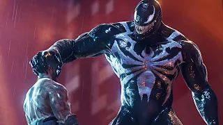 Venom kills Kraven eating his head (Death Scene)