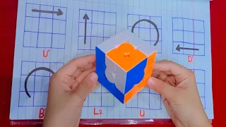 Cube in a cube in a cube pattern on Rubik'sCube || Tutorial With Algorithm || Learn Rubik's Cube