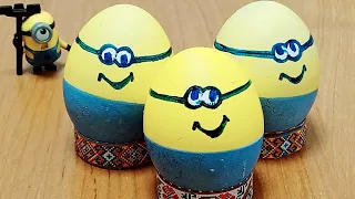 How to paint EGGS BEAUTIFULLY for EASTER / Easter 2022 / Original Easter Eggs MINIONS