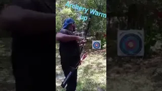 Combative Archery: 45lb Bow Traditional Warm-up  Combat Archery #warmup #traditonal #subscribe